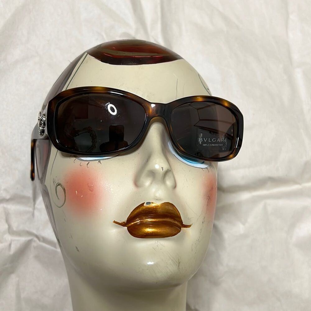 ‎BVLGARI BROWN SUNGLASSES